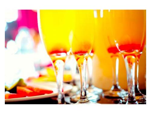 Detalle de mimosas para los invitados
