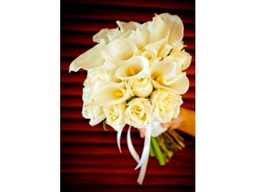 Detalle del ramo de la novia