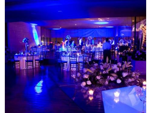 Montaje para boda en el salón