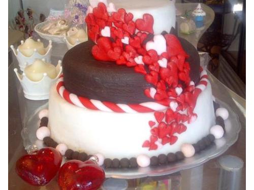 Pastel de corazón
