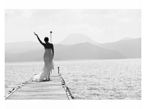 Novia en el muelle