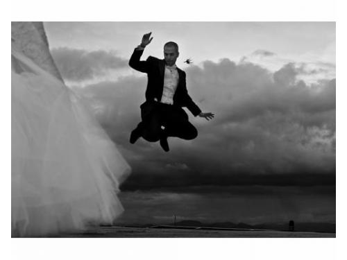 Captan el momento preciso