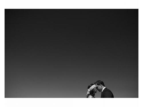 Novios blanco y negro