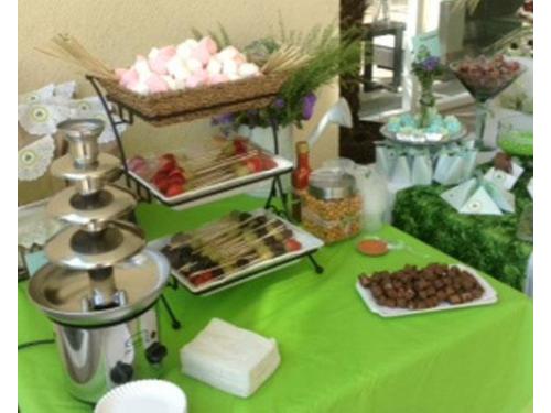 Barra de postres y dulces