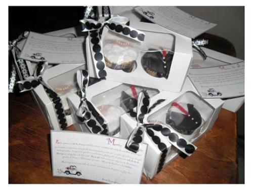 Cupcakes novia y novio