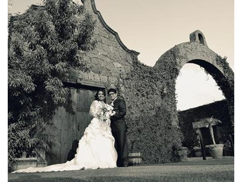 Novios en hacienda