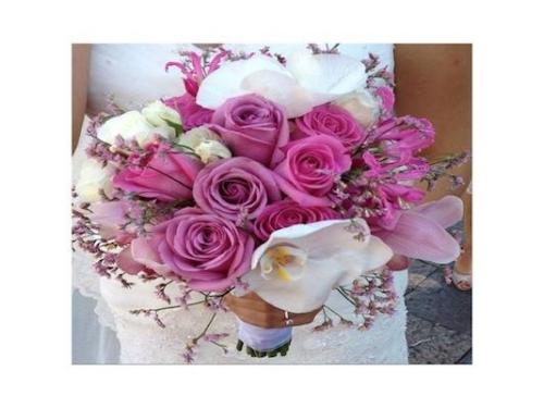 Rosas y orquídeas