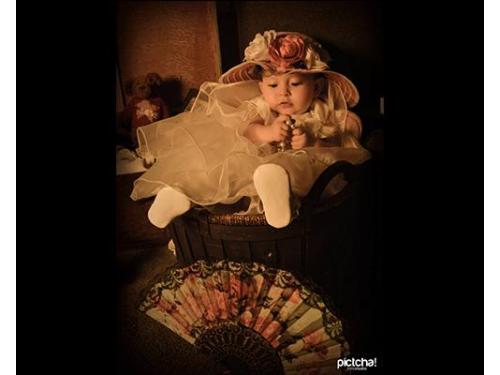 La primera sesión de fotos