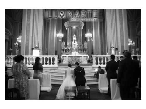 En la ceremonia religiosa