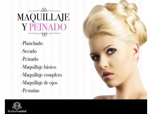 Maquillaje y peinado
