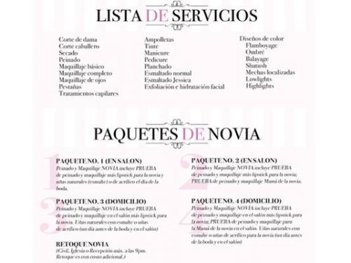 Lista de servicios