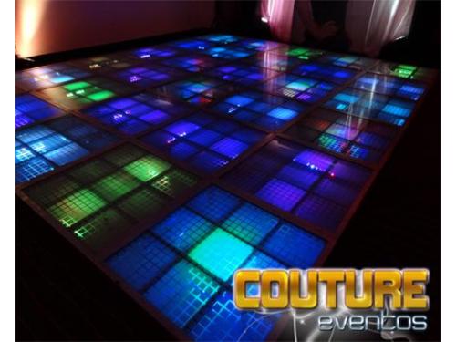 Pista de baile iluminada