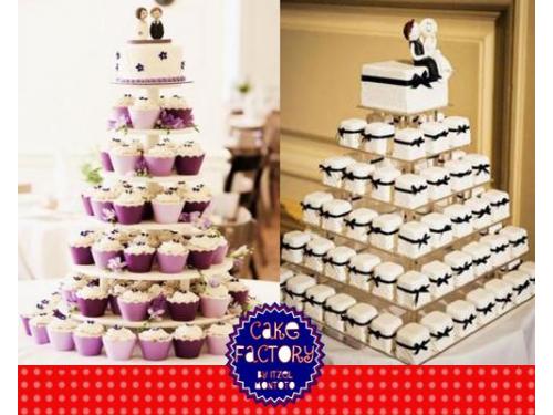 Cupcakes novios morados