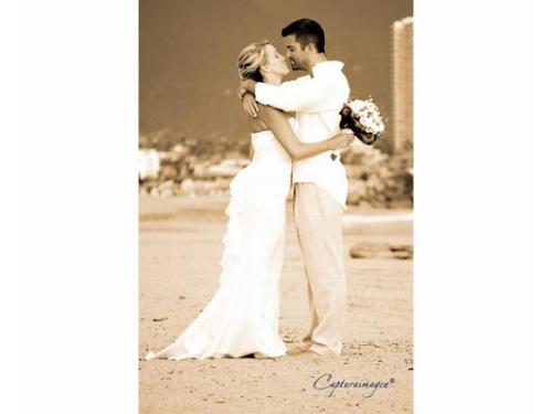 Novios color sepia