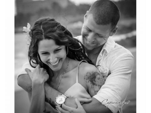 Novios blanco y negro