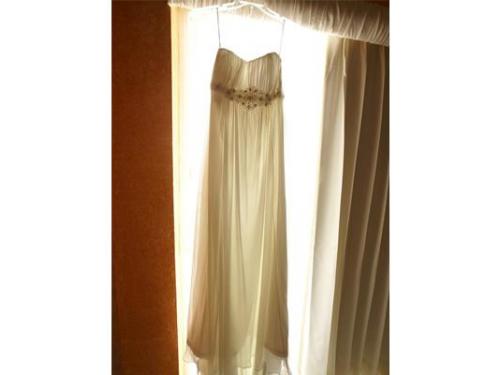 Un vestido de novia hermoso