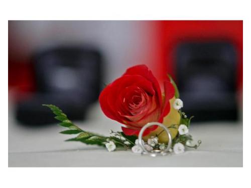 Boutonniere en coral