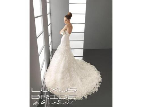 Vestido de novia rose atras