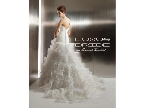 Vestido de novia rose cascade atras