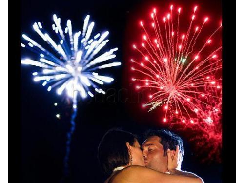 Pirotecnia de colores para una noche inolvidable