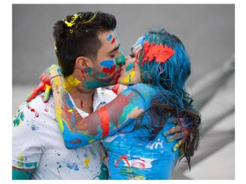 Fotografías como novios