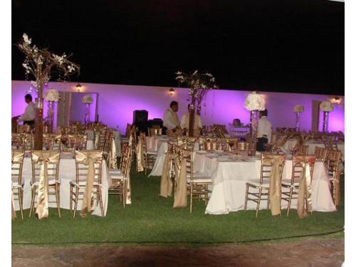 Montaje para la recepción