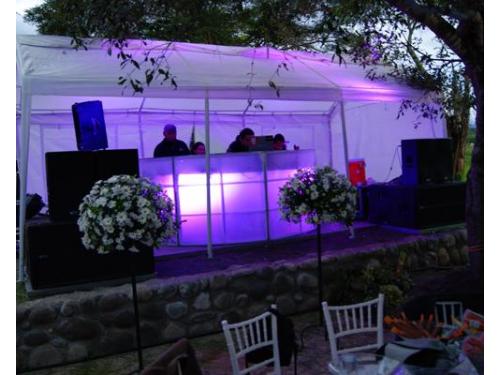 Cabina de dj para bodas
