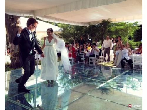 Novios en la pista de baile