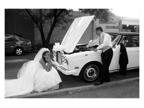 Pareja en sesión fotográfica