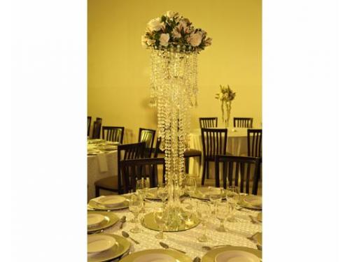 Centros de mesa altos naturales