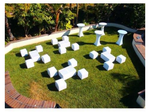 Recepción en el jardín