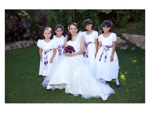 En sesión fotografica