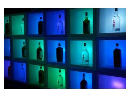 Cubos de contrabarra led