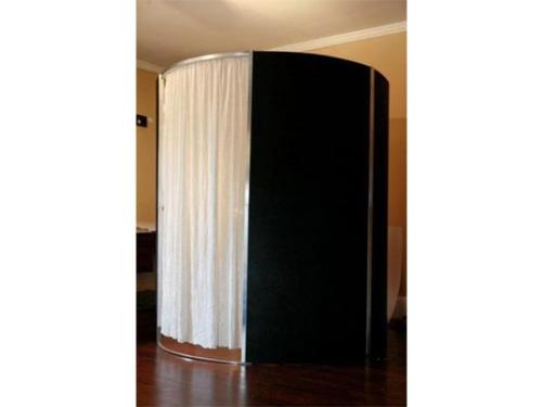 Cabina de fotos negra