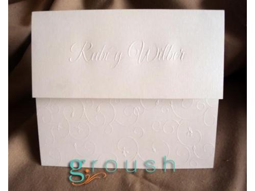 Invitación con sobres