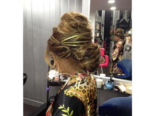 Finalizando el peinado