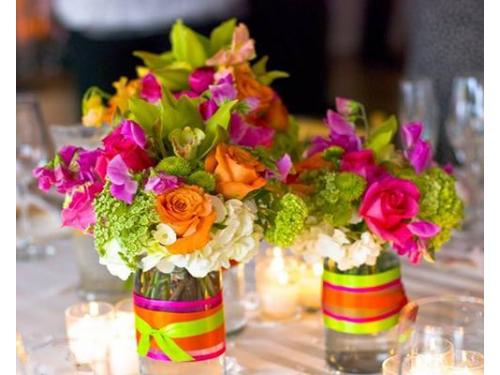 Centros de mesa personalizados