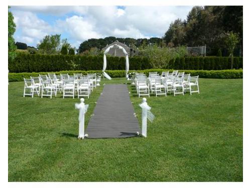 Amplio jardín para bodas