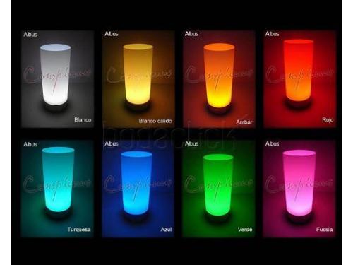 Lámpara modelo albus y colores