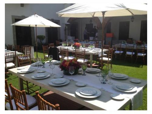 Montaje con sombrillas