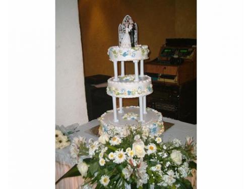 Pastel de los novios