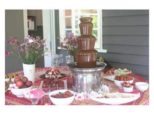 Fuentes de chocolate