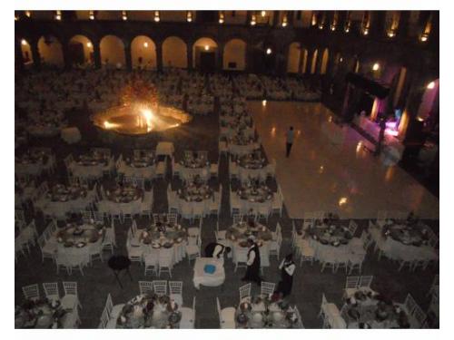 Vista panorámica del montaje