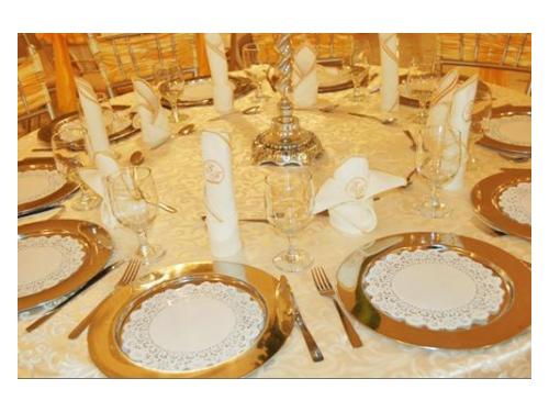 Mantelería y cristalería para tu boda