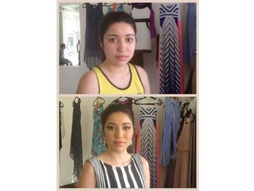 Maquillaje antes y despues 3