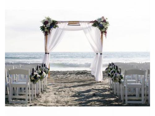Montaje para tu boda en la playa