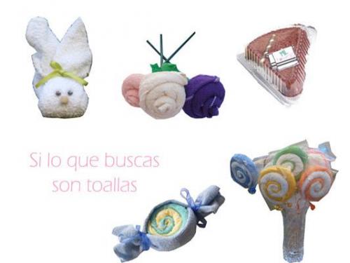 Divertidas figuras de toalla