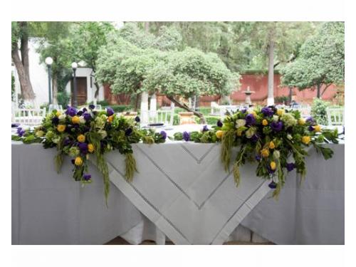 Flores para mesa principal