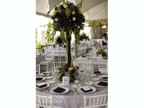 Centros de mesa altos