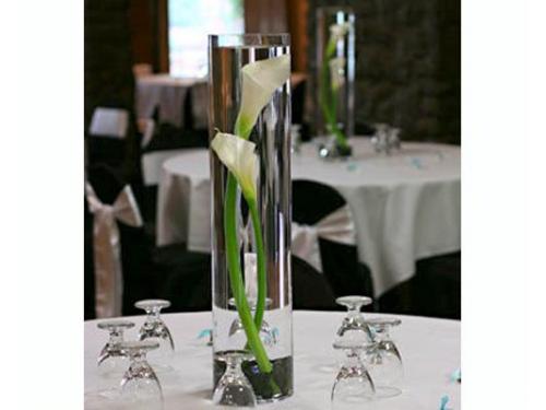 Centro de mesa en cilindro